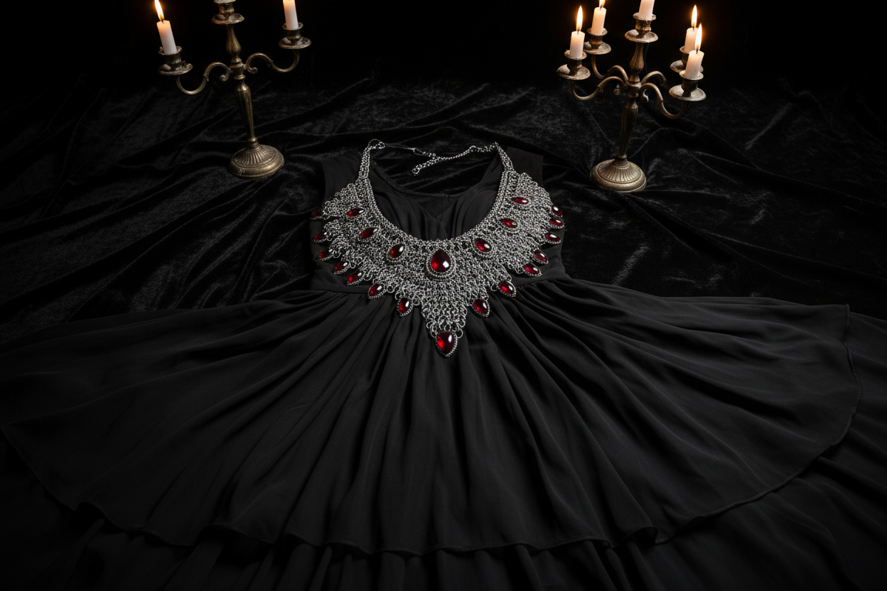 How to Choose a Statement Necklace for a Black Dress  Grim Studio  Collection