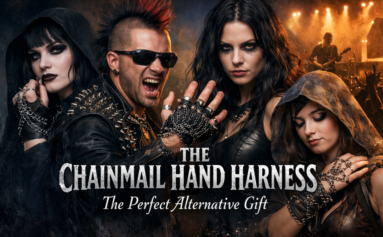 The Ultimate Gothic Gift Guide: Chainmail Hand Harness Edition