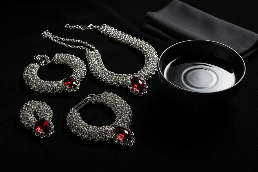 How to Care for Chainmail Jewellery Without Losing Its Dark Shine