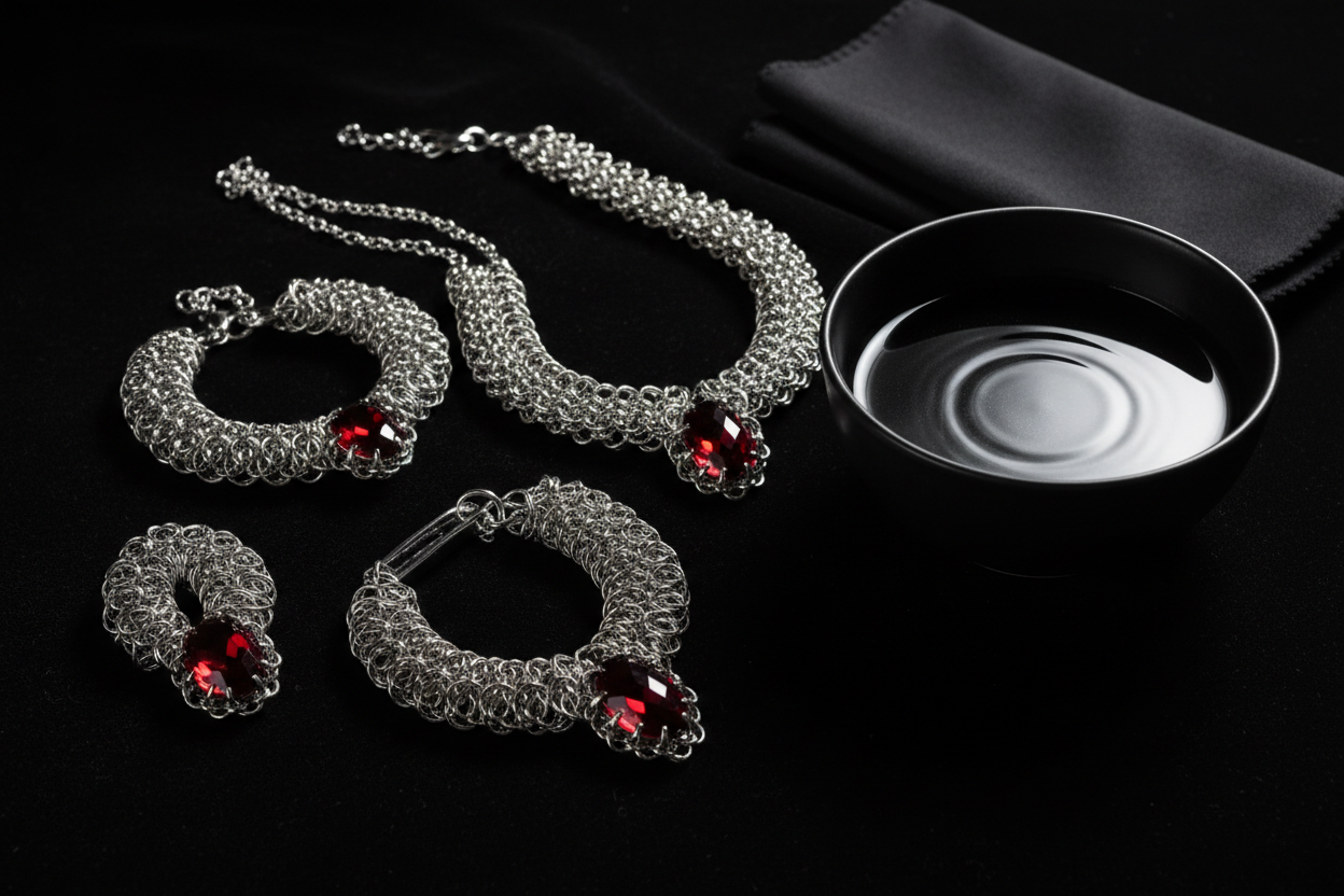 How to Care for Chainmail Jewellery Without Losing Its Dark Shine