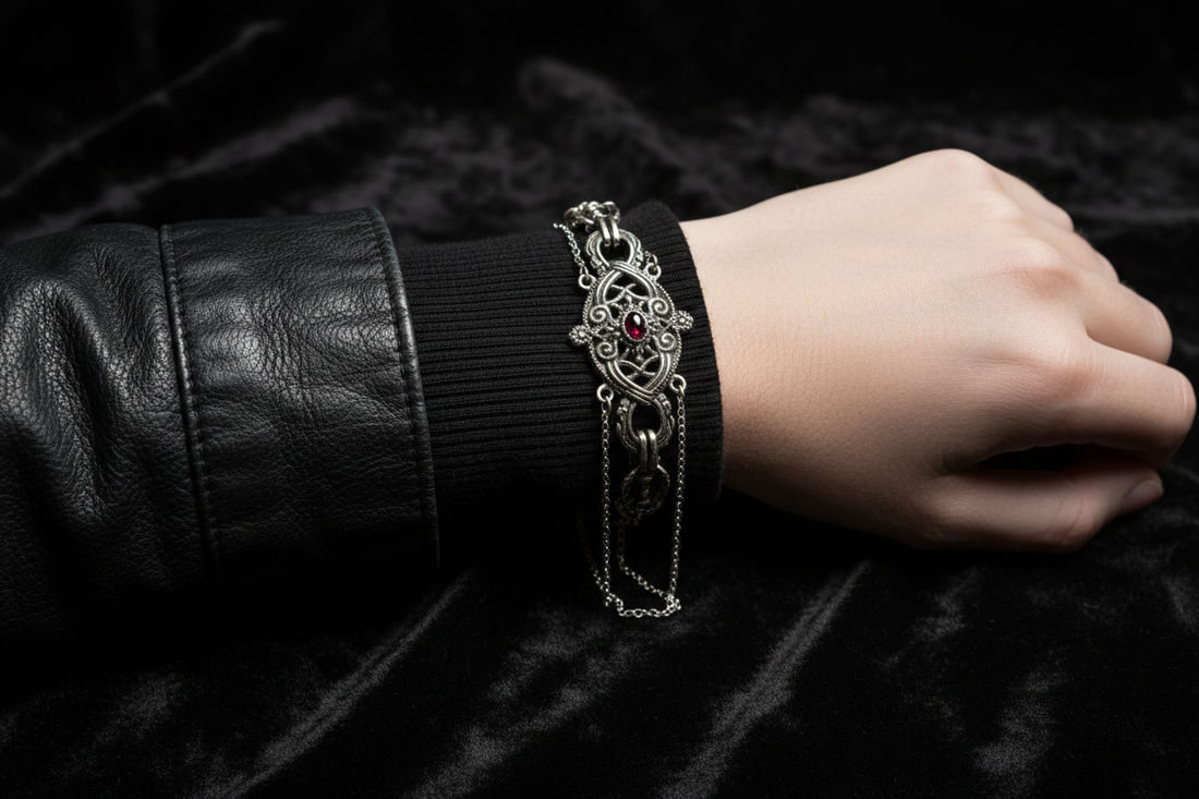 Gothic Bracelets: How to Add Dark Detail Without Wearing a Necklace