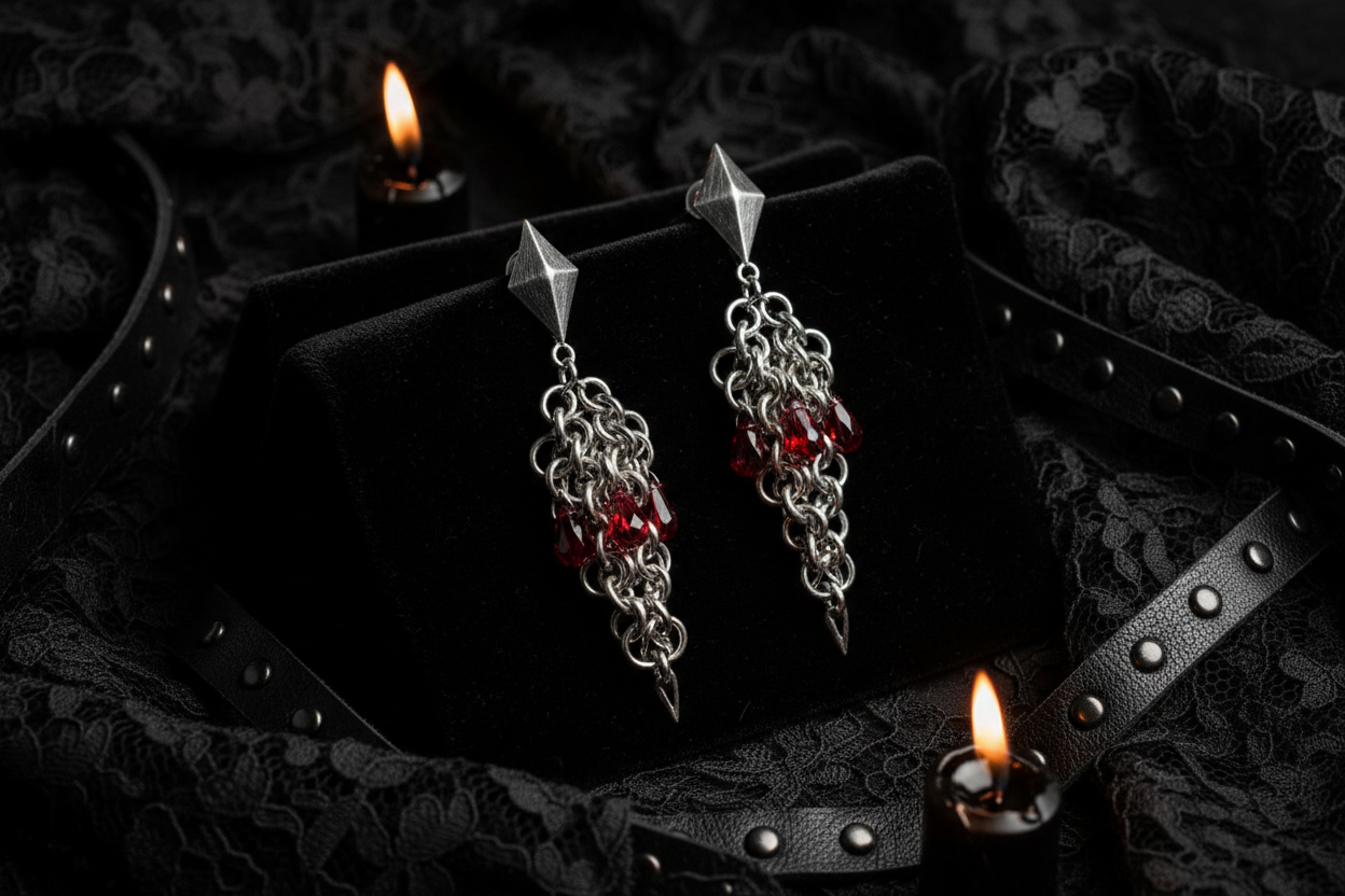 How to Style Gothic Chainmail Earrings Without Overpowering Your Outfit