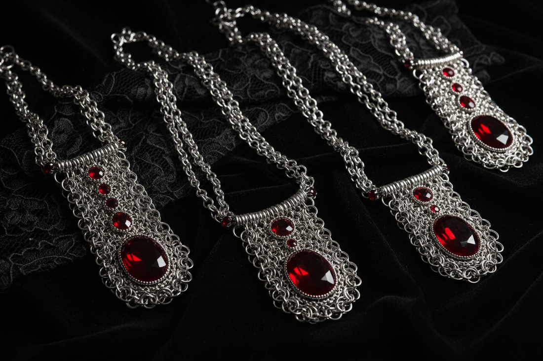 Why Red Gemstones Work So Well in Gothic Jewellery