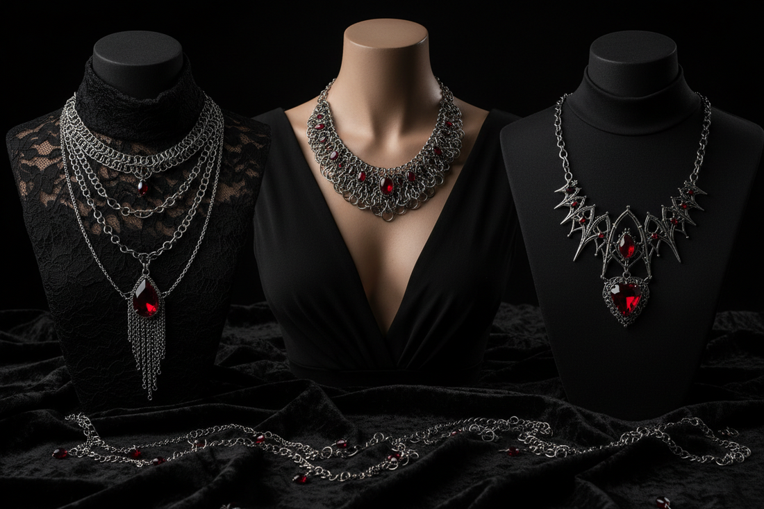 Gothic Necklace Length Guide: How to Match Chainmail Necklaces with Different Necklines