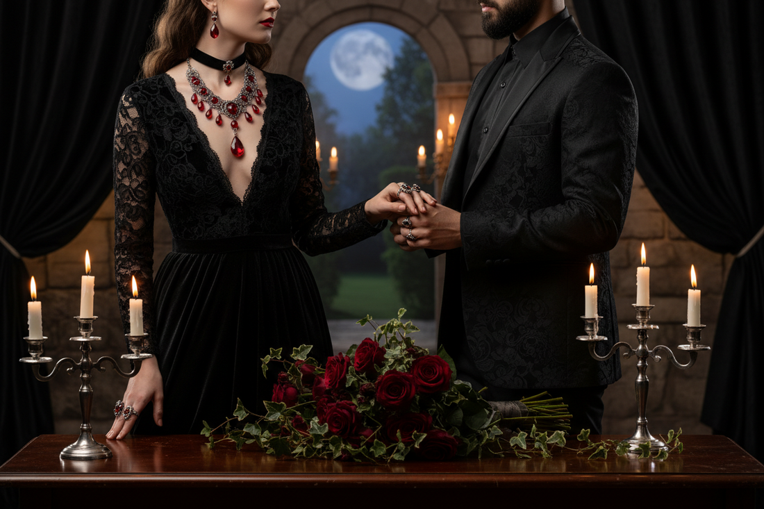 Gothic Date Night Jewellery: How to Look Romantic Without Losing the Dark Edge