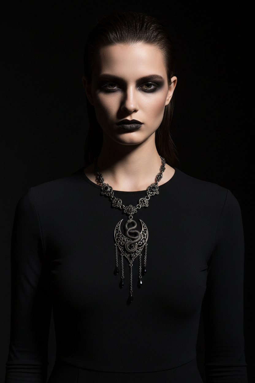 How to Style Gothic Necklaces with Black Outfits Without Looking Overdone