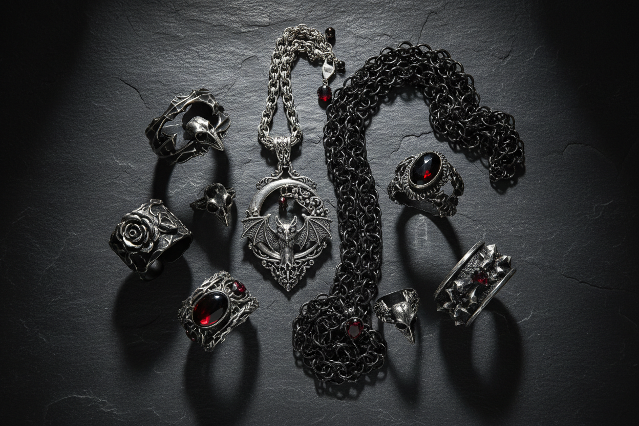 Gothic Gifts That Do Not Require Sizing: The Safest Handmade Jewellery and Accessories to Buy Online