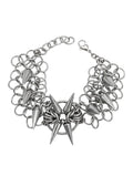 Astra Spiked Chainmail Bracelet - front view