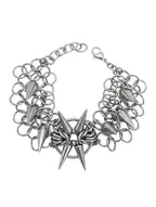 Astra Spiked Chainmail Bracelet - front view