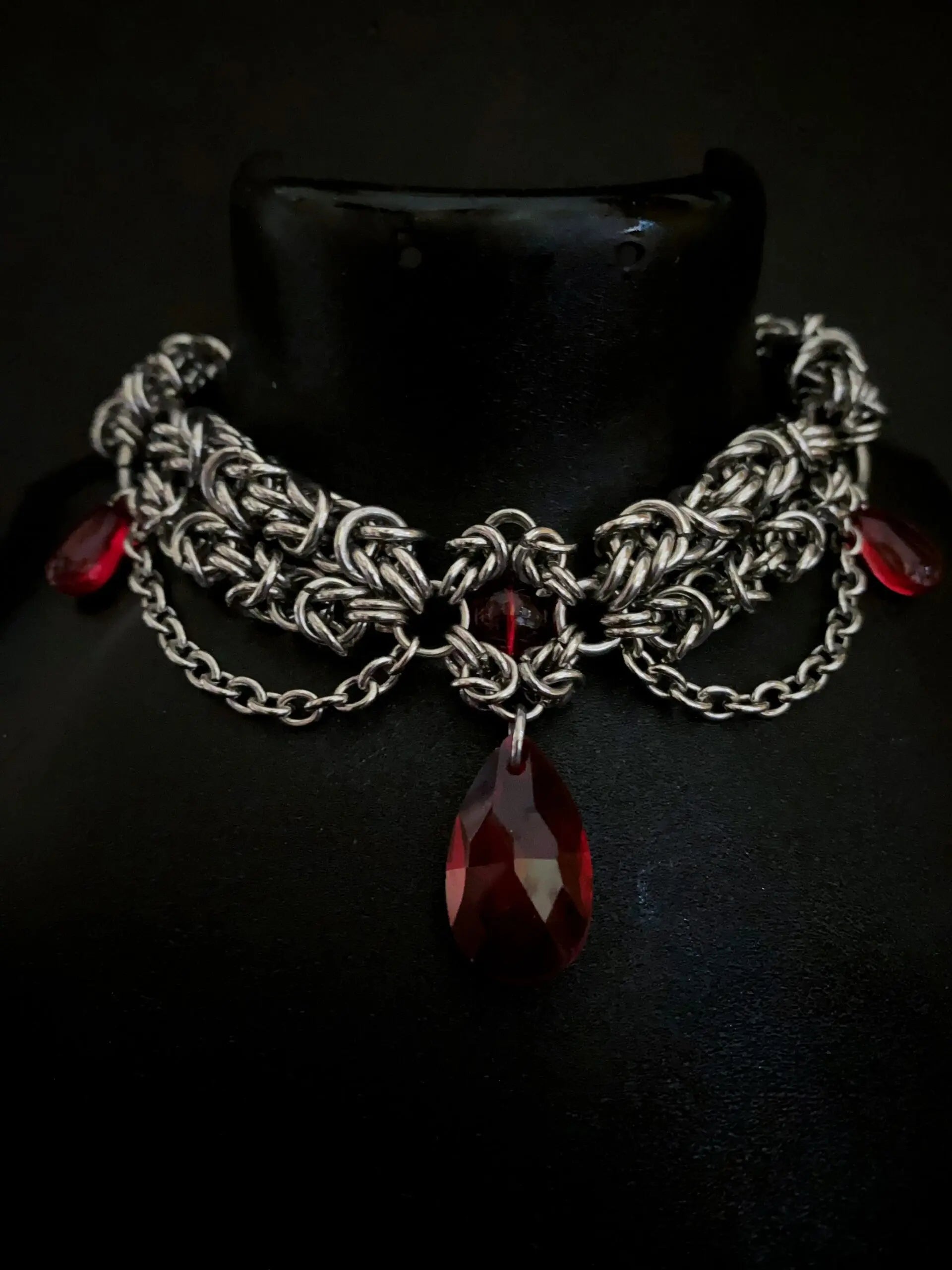 Byzantine Chain Woven Steel Choker